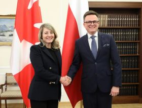 Spotkanie Marszałka Sejmu z Minister Spraw Zagranicznych Kanady