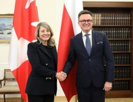 Spotkanie Marszałka Sejmu z Minister Spraw Zagranicznych Kanady