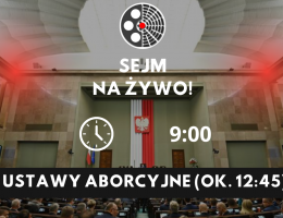 Sejm na żywo: pytania, informacja bieżąca, ustawy aborcyjne