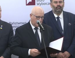 Senator Józef Jodłowski - Wręczenie zaświadczenia o wyborze 27 października 2023 roku.