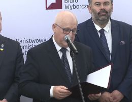 Senator Wojciech Skurkiewicz - Wręczenie zaświadczenia o wyborze 27 października 2023 roku.