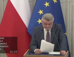 Senator Janusz Pęcherz - Wystąpienie z dnia 09 maja 2024 roku.