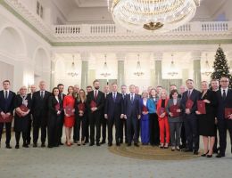 Uroczystość powołania Rady Ministrów z udziałem Marszałka Sejmu