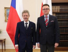 Spotkanie Marszałka Sejmu z Przewodniczącym Senatu Parlamentu Republiki Czeskiej