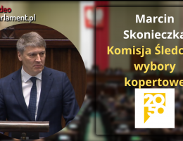 Poseł Marcin Skonieczka - Wystąpienie z dnia 07 grudnia 2023 roku.