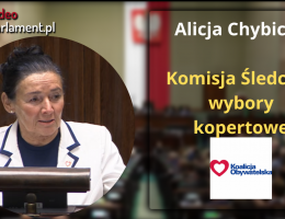 Posłanka Alicja Chybicka - Wystąpienie z dnia 07 grudnia 2023 roku.