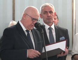 Poseł Włodzimierz Czarzasty - Wręczenie zaświadczenia o wyborze 26 października 2023 roku.