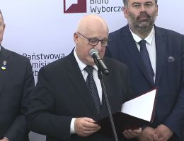 Senator Andrzej Dziuba - Wręczenie zaświadczenia o wyborze 27 października 2023 roku.