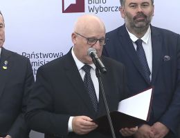 Senator Grzegorz Bierecki - Wręczenie zaświadczenia o wyborze 27 października 2023 roku.