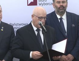 Senator Marek Borowski - Wręczenie zaświadczenia o wyborze 27 października 2023 roku.