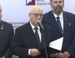 Senator Rafał Ambrozik - Wręczenie zaświadczenia o wyborze 27 października 2023 roku.