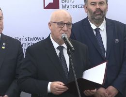 Senator Wadim Tyszkiewicz - Wręczenie zaświadczenia o wyborze 27 października 2023 roku.