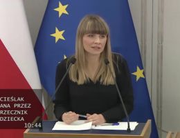 Senator Agnieszka Gorgoń-Komor - Wystąpienie z dnia 30 listopada 2023 roku.