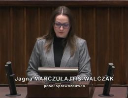 Posłanka Jagna Marczułajtis-Walczak - Wystąpienie z dnia 26 kwietnia 2024 roku.